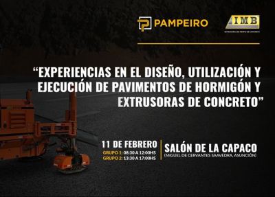 Pampeiro convida para a conferência sobre pavimentação rígida