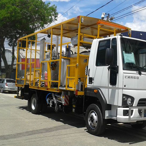 Equipamento montado em chassi
